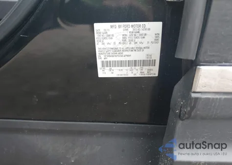 2013 Ford Explorer Limited from USA, damaged, VIN 1FM5K8F87DGC27691